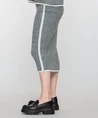 Geisha Midi Rok (edi) Skirt knit contrast hem