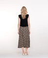 Geisha Midi Rok Leopard
