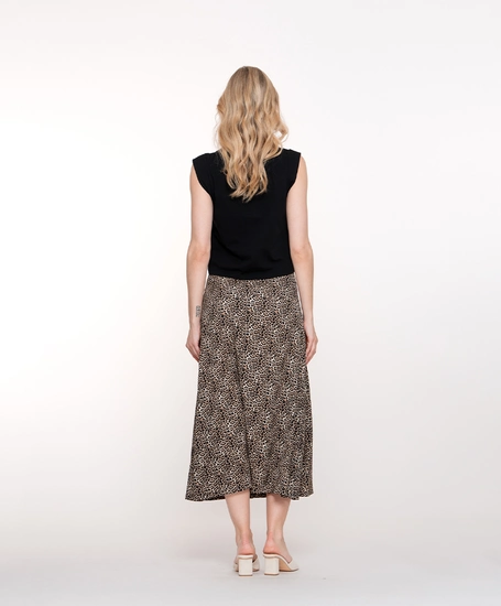 Geisha Midi Rok Leopard