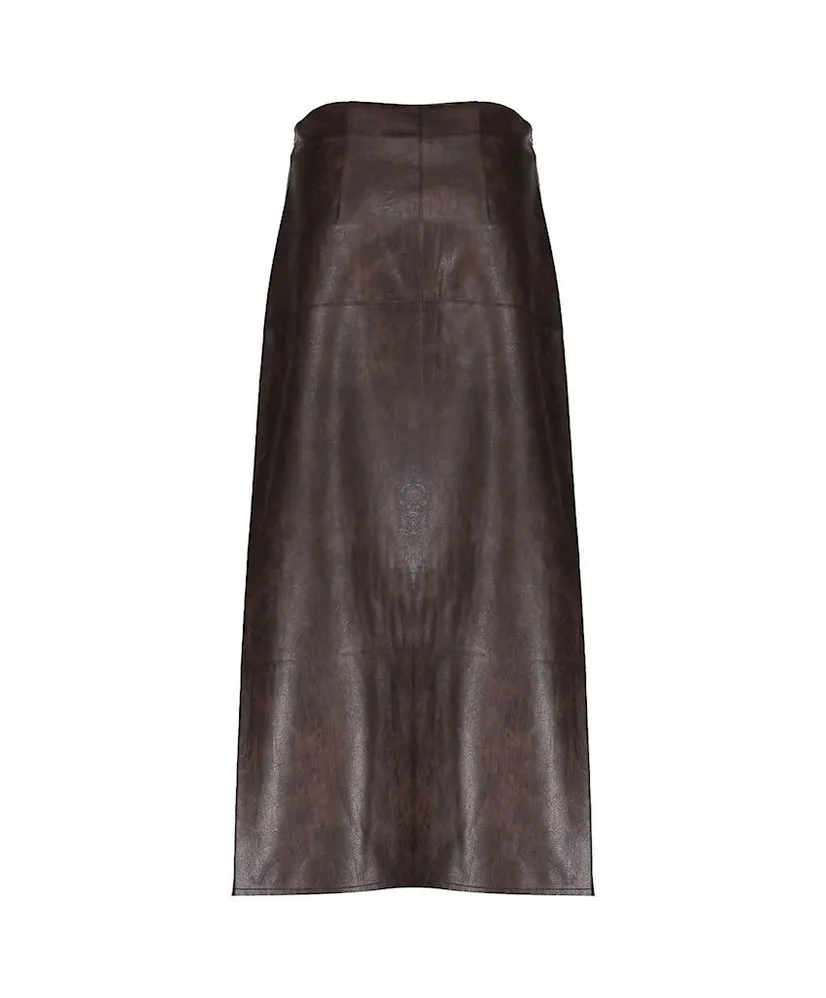 Geisha Midi Rok PU