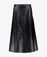 Geisha Midi Rok Uni Skirt PU