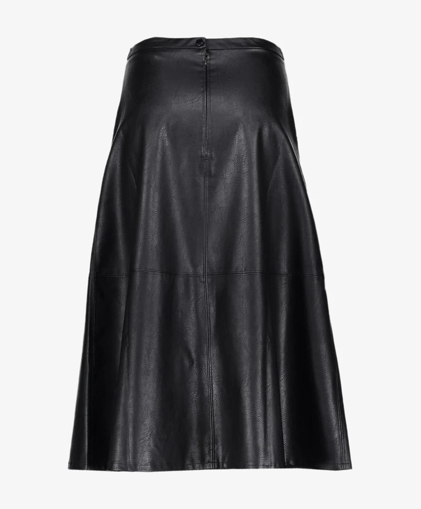 Geisha Midi Rok Uni Skirt PU