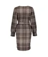 Geisha Mini Jurk Check Lurex