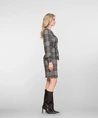 Geisha Mini Jurk Check Lurex