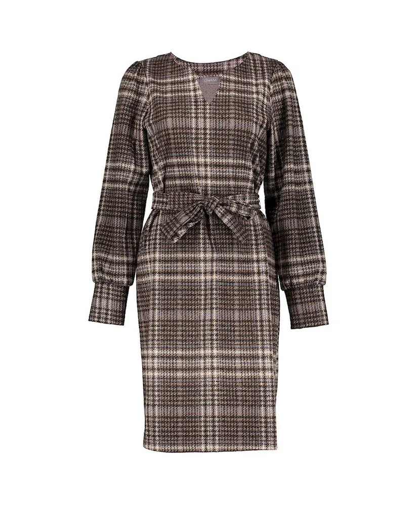 Geisha Mini Jurk Check Lurex