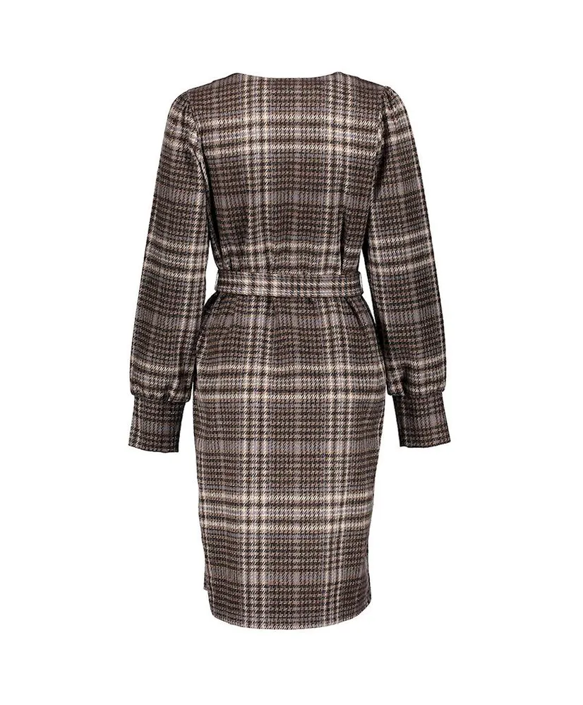 Geisha Mini Jurk Check Lurex