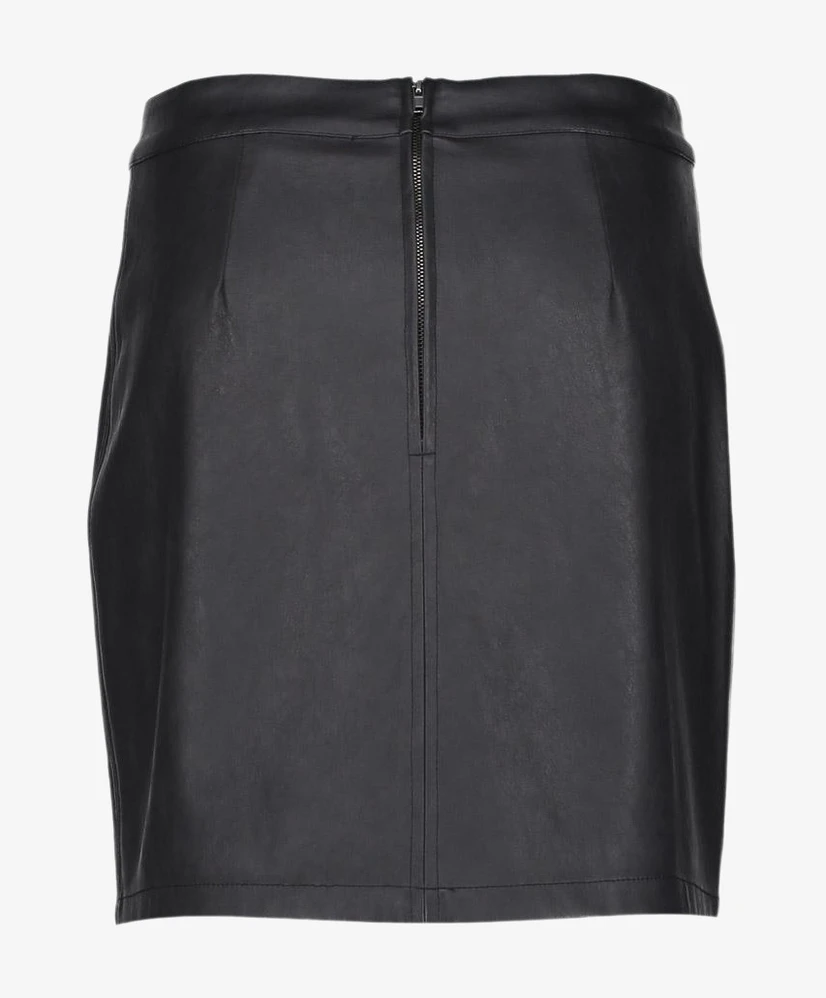Geisha Mini Rok Leather Look