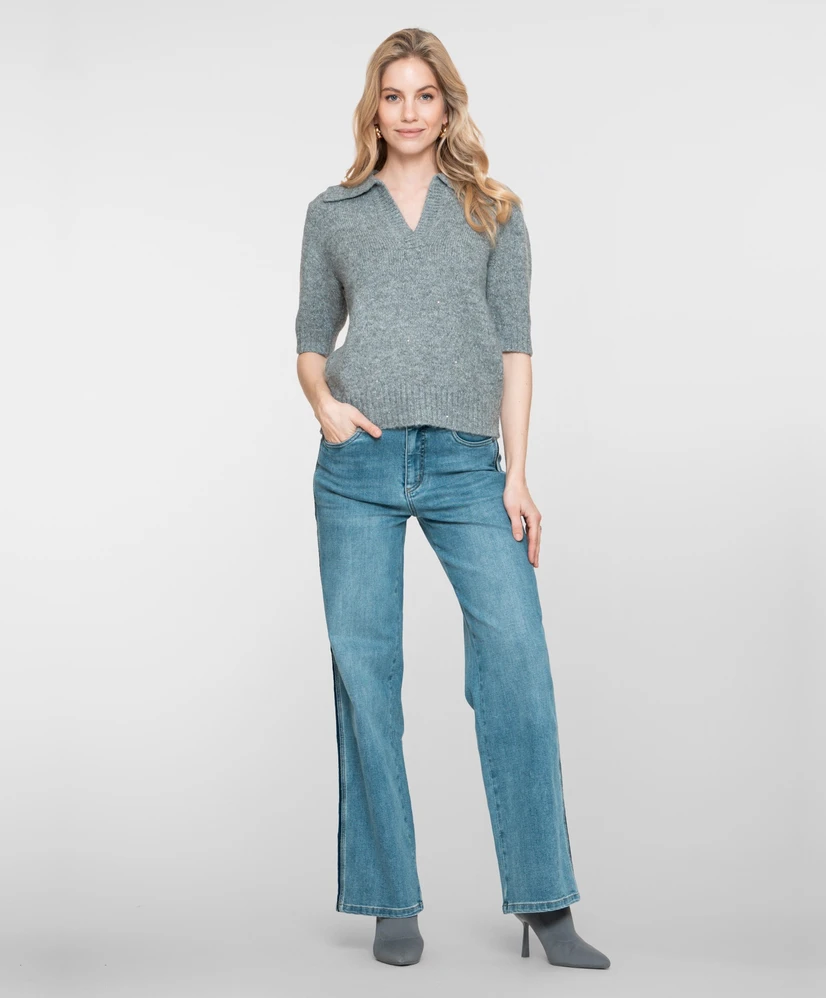 Geisha ( n.g. Jeans (EDI) ) Jeans piping inserts