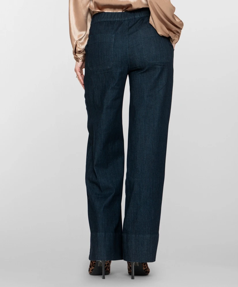Geisha ( n.g. Jeans (EDI) ) Jeans wide elastic wai