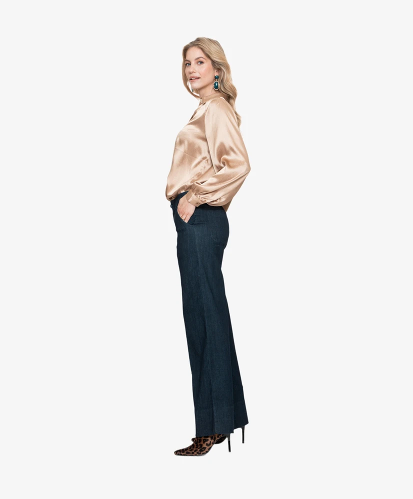 Geisha ( n.g. Jeans (EDI) ) Jeans wide elastic wai