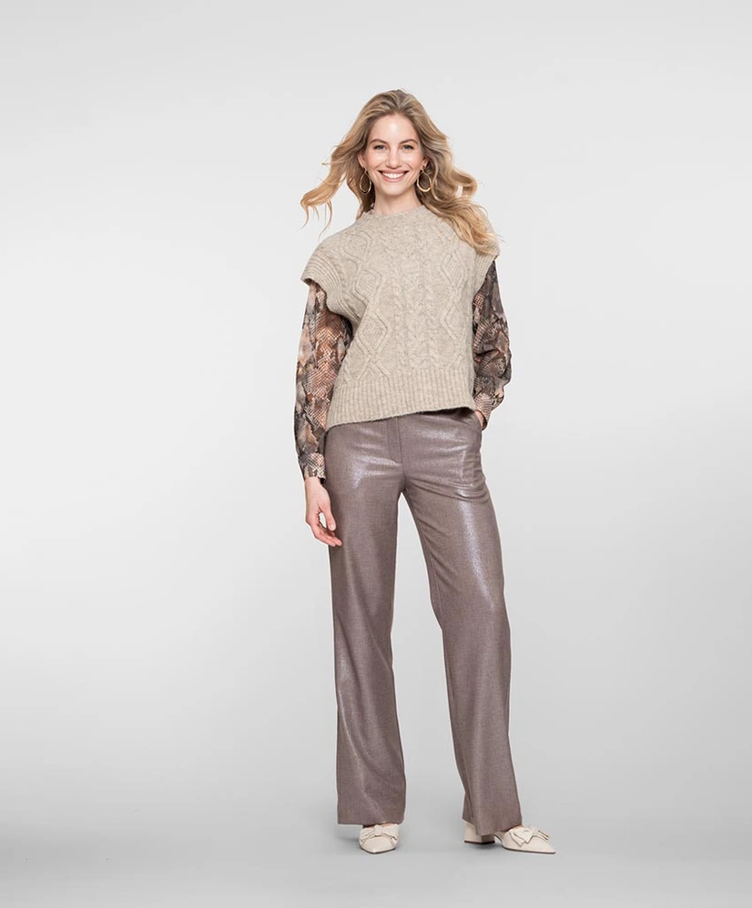 Geisha Pantalon Metallic