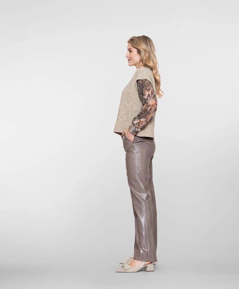 Geisha Pantalon Metallic
