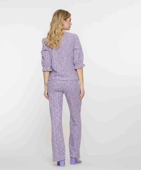 Geisha Pantalon Tweed Stijl