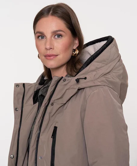 Geisha Parka Jas Effen