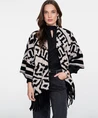 Geisha Poncho Jacquard