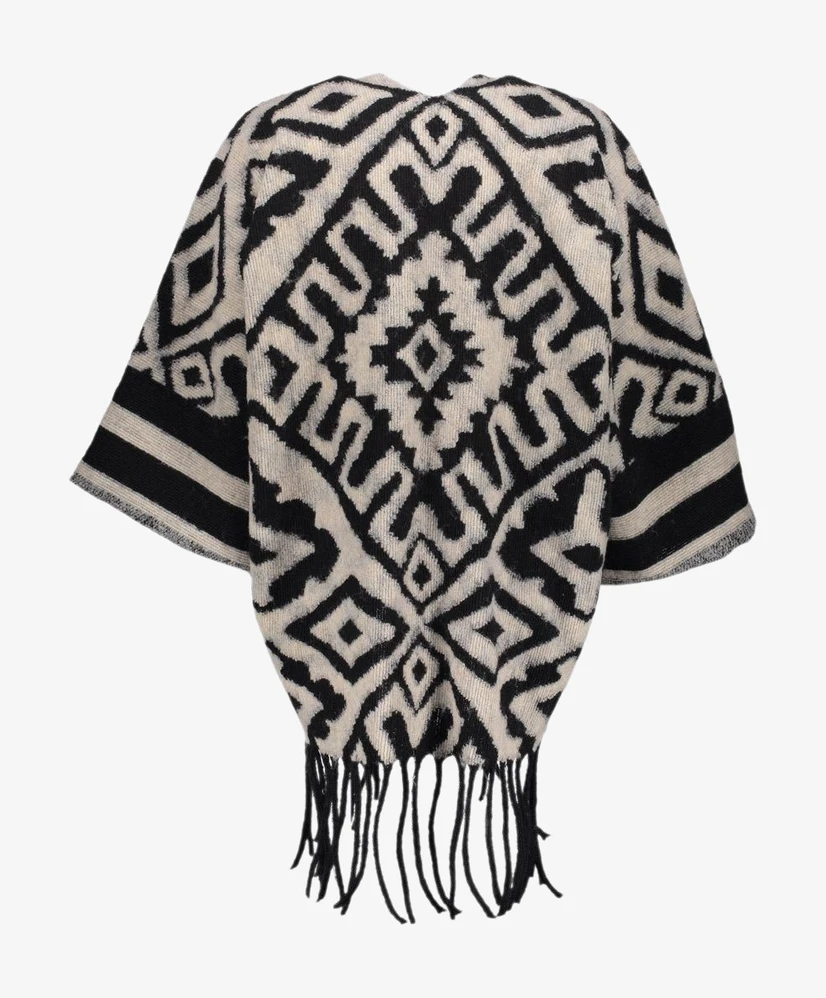 Geisha Poncho Jacquard