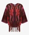 Geisha Poncho Print