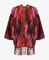 Geisha Poncho Print
