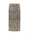 Geisha Rok Midi Leopard