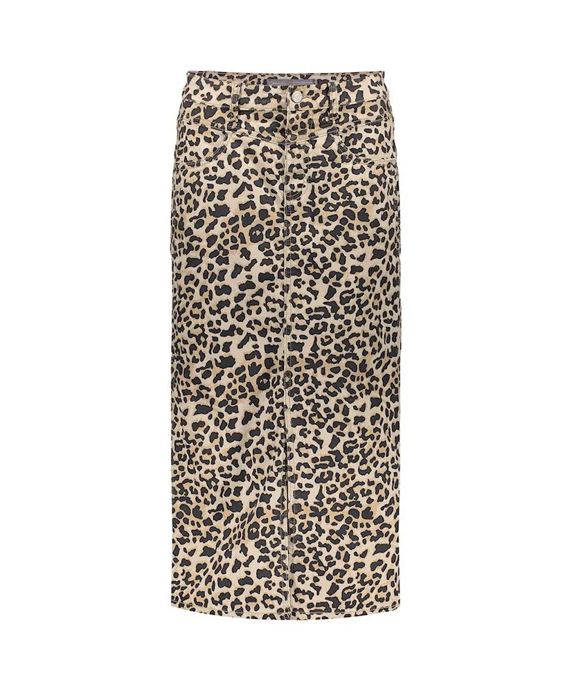 Geisha Rok Midi Leopard