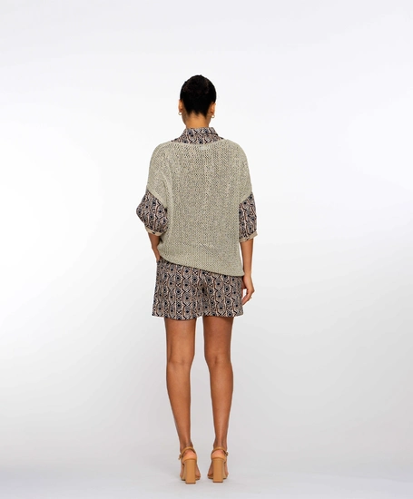 Geisha Short Grafische Print