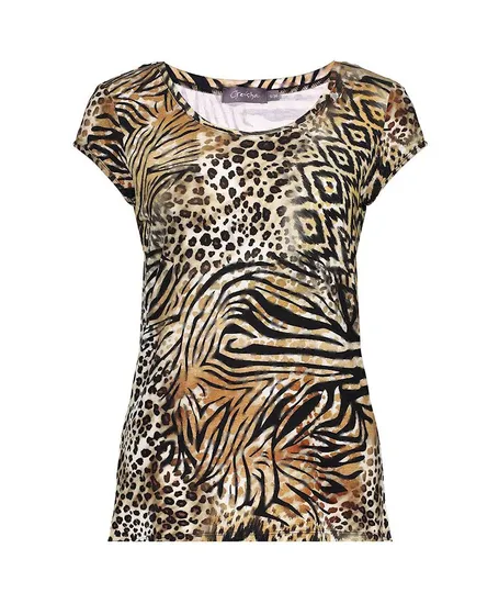 Geisha T-shirt Allover Print