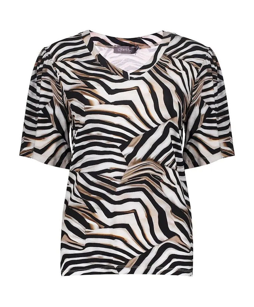 Geisha T-shirt Allover Print