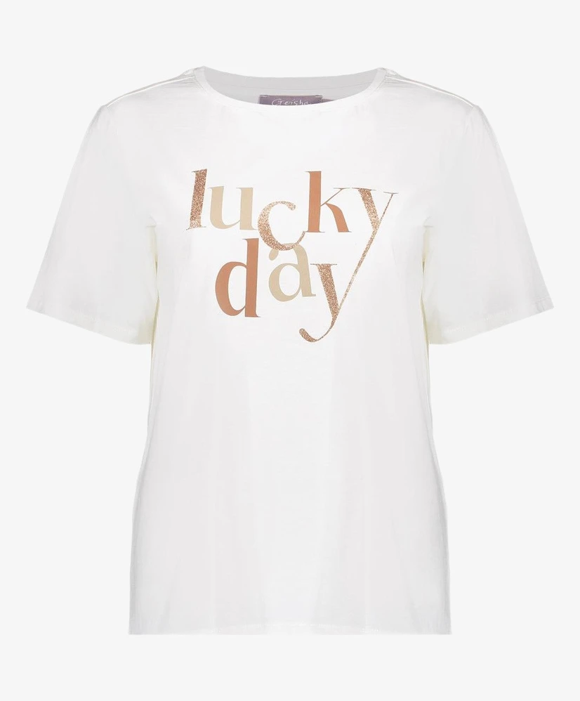 Geisha T-shirt KM T-shirt lucky day
