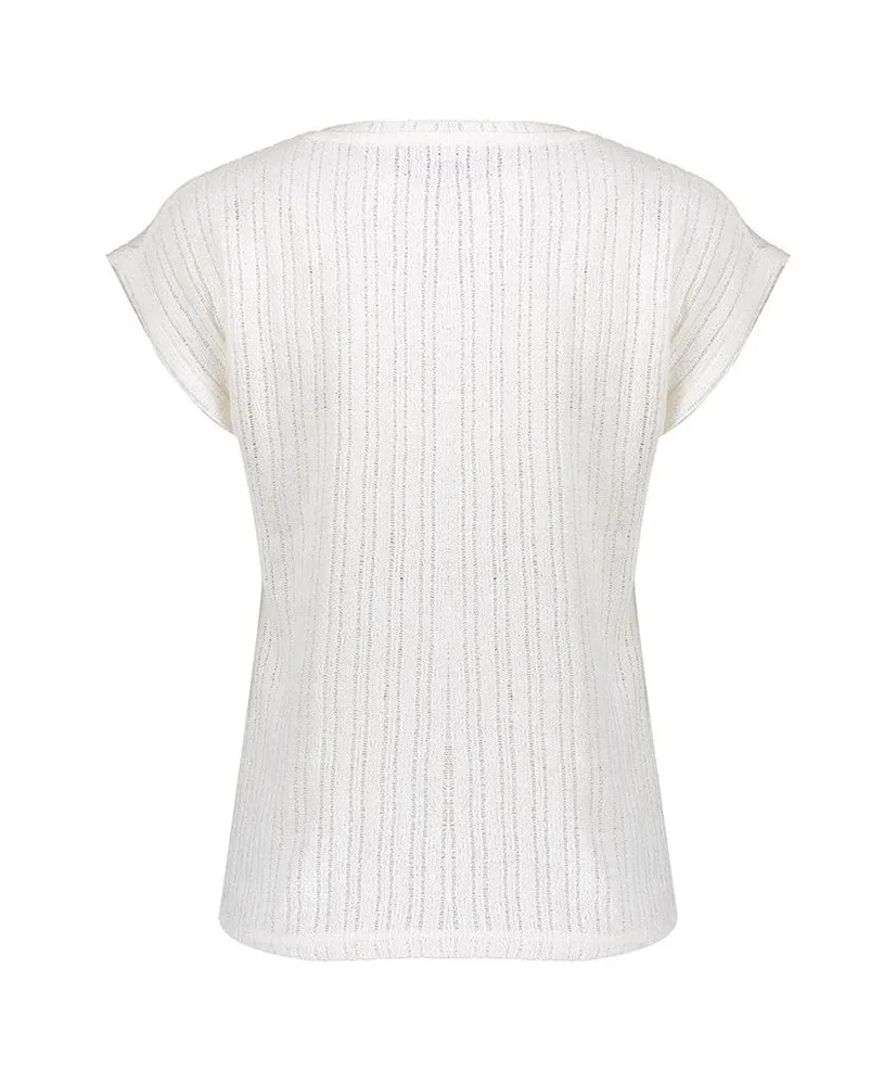Geisha T-shirt Open Knit