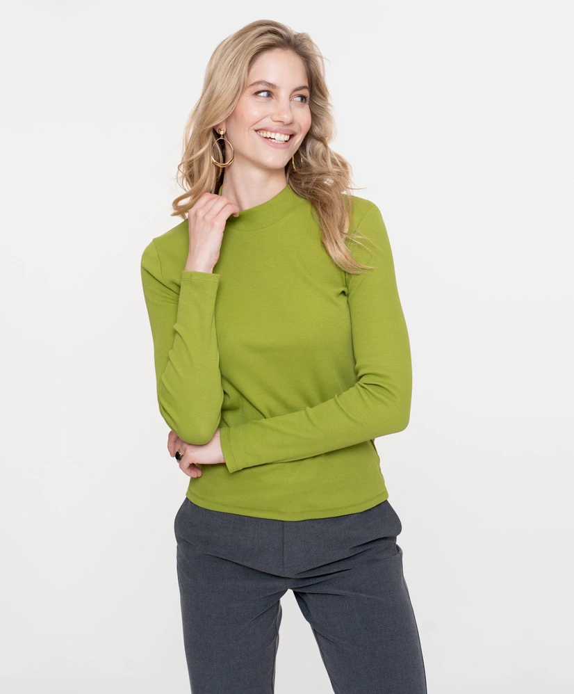 Geisha T-shirt Rib Turtleneck