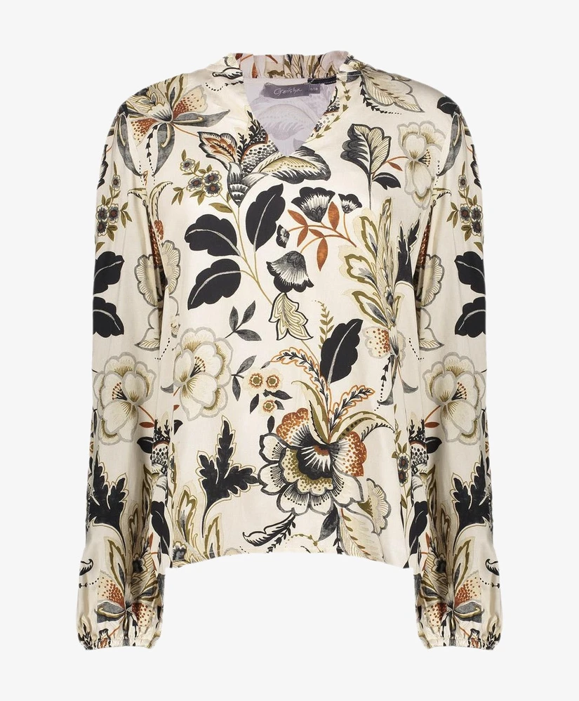 Geisha Top Allover Bloemenprint