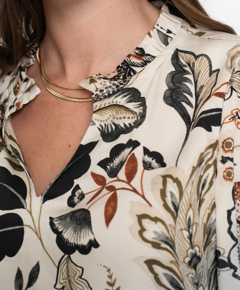 Geisha Top Allover Bloemenprint