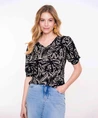 Geisha Top Allover Print