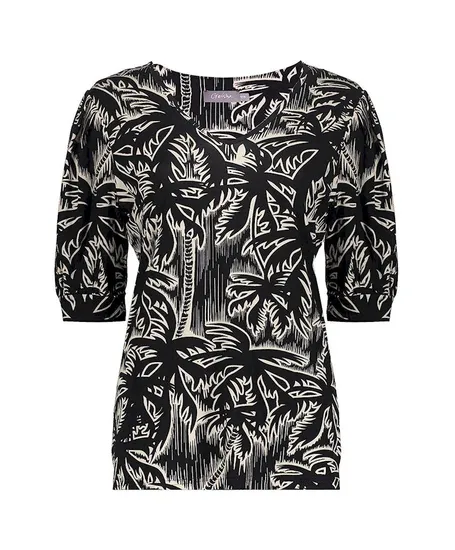 Geisha Top Allover Print