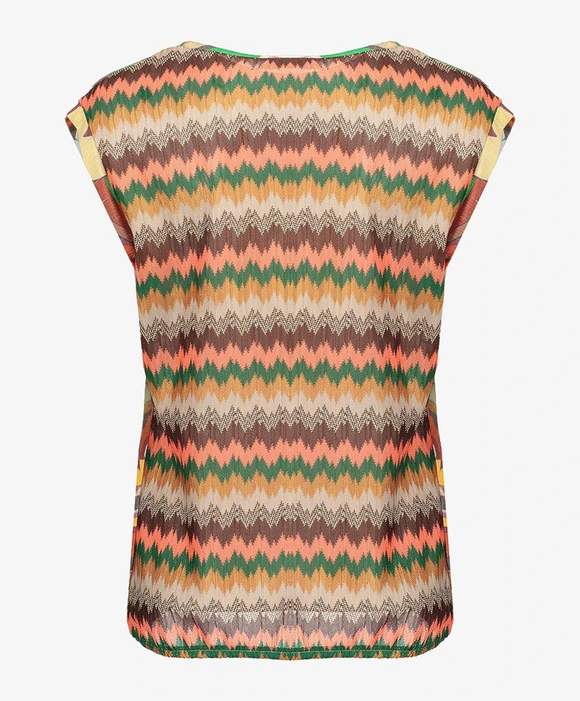 Geisha Top Allover Print