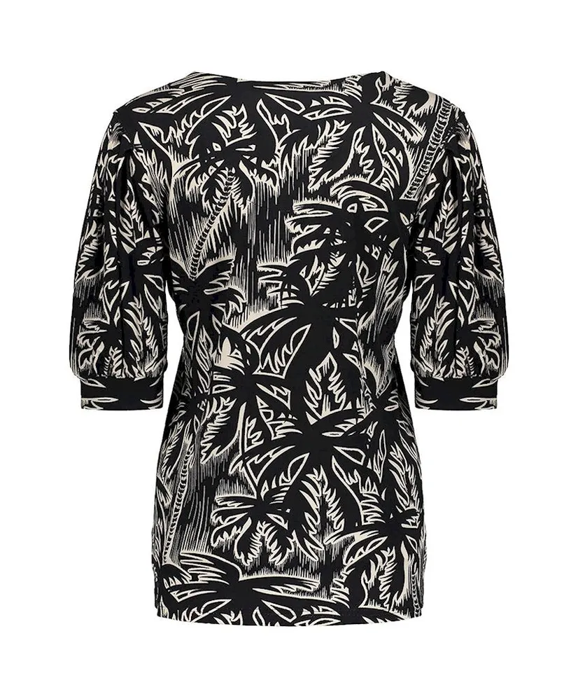 Geisha Top Allover Print