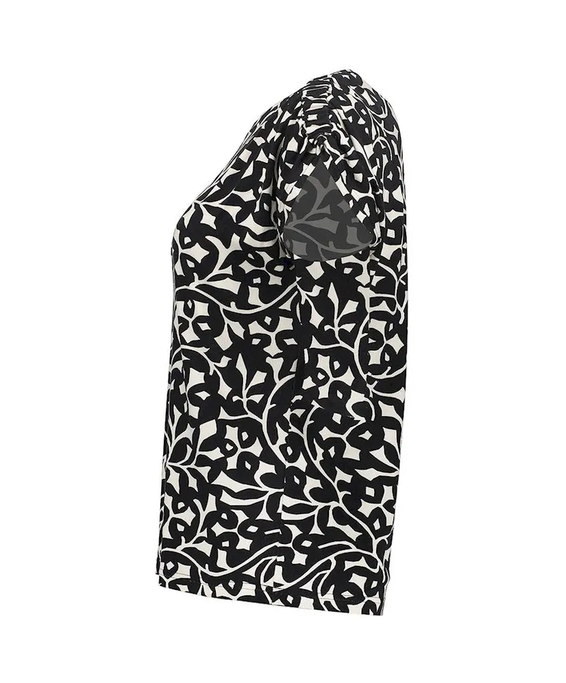 Geisha Top Allover Print