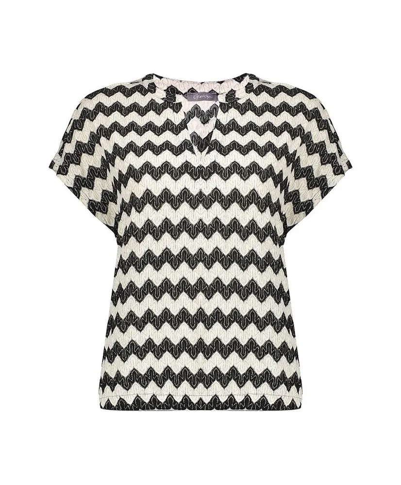 Geisha Top Allover Print