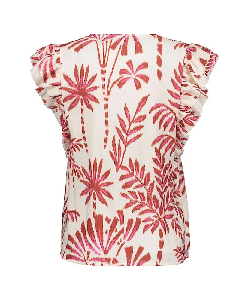 Geisha Top Allover Print