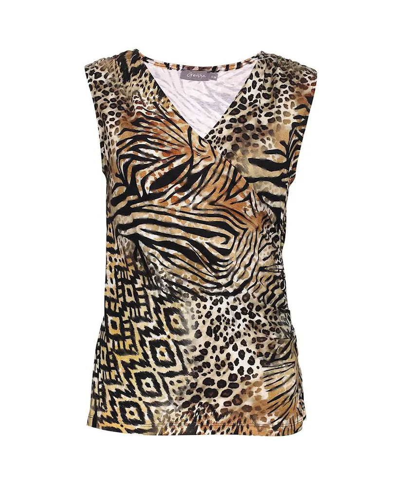 Geisha Top Allover Print