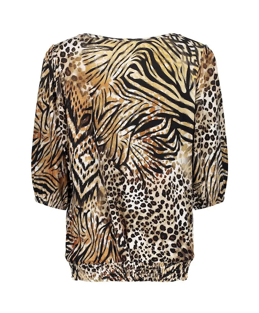 Geisha Top Allover Print