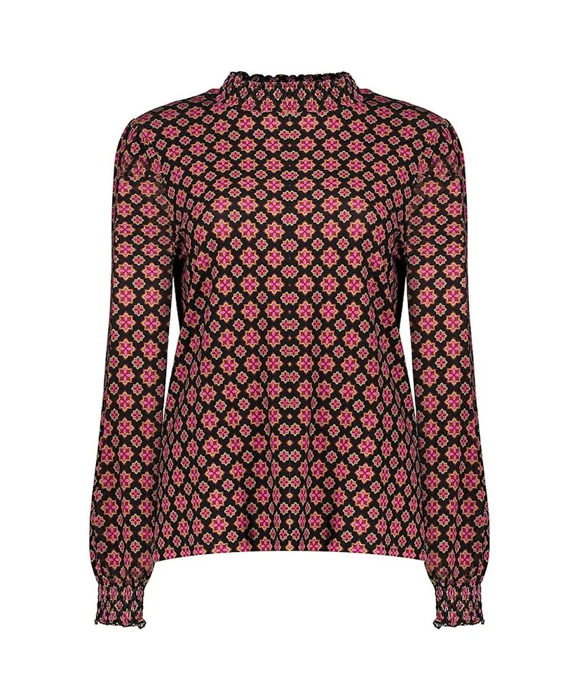 Geisha Top Allover Print