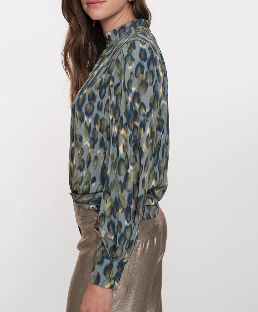 Geisha Top Allover Print