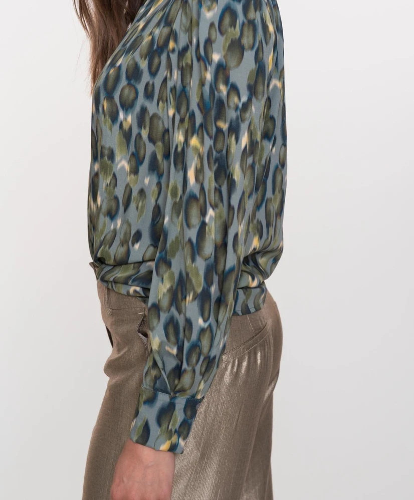 Geisha Top Allover Print