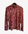 Geisha Top Col Allover Print