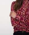 Geisha Top Col Allover Print