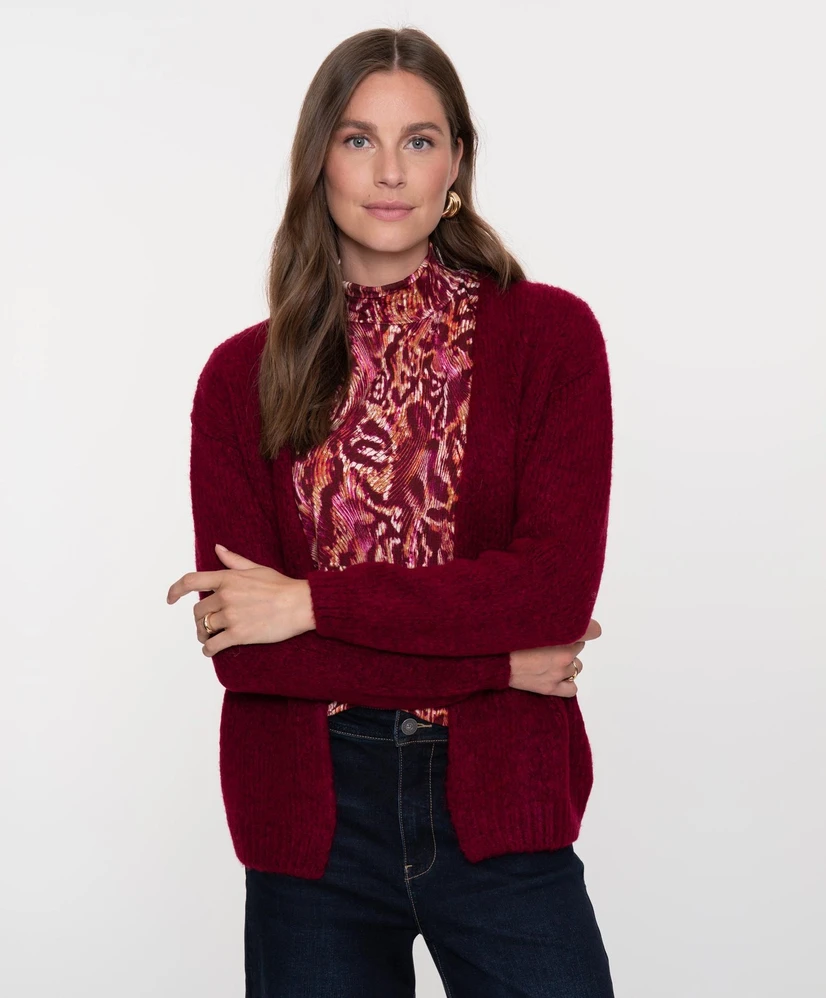 Geisha Top Col Allover Print