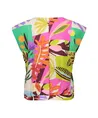 Geisha Top Colourblock Print