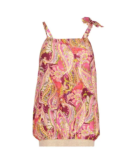 Geisha Top Halter Paisley Print