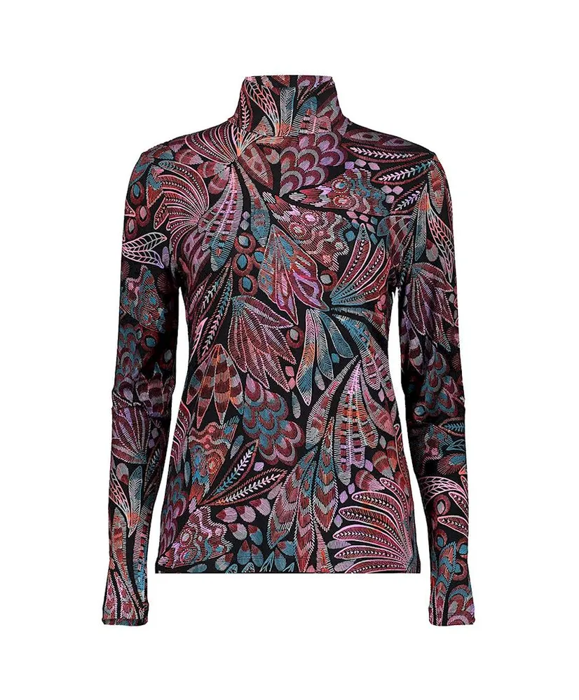 Geisha Top Jersey Allover Print